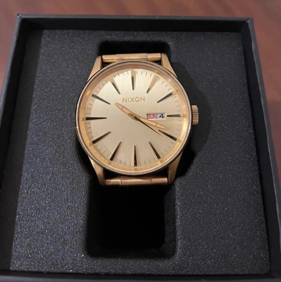 Nixon Sentry SS Gold Watch - Image 3