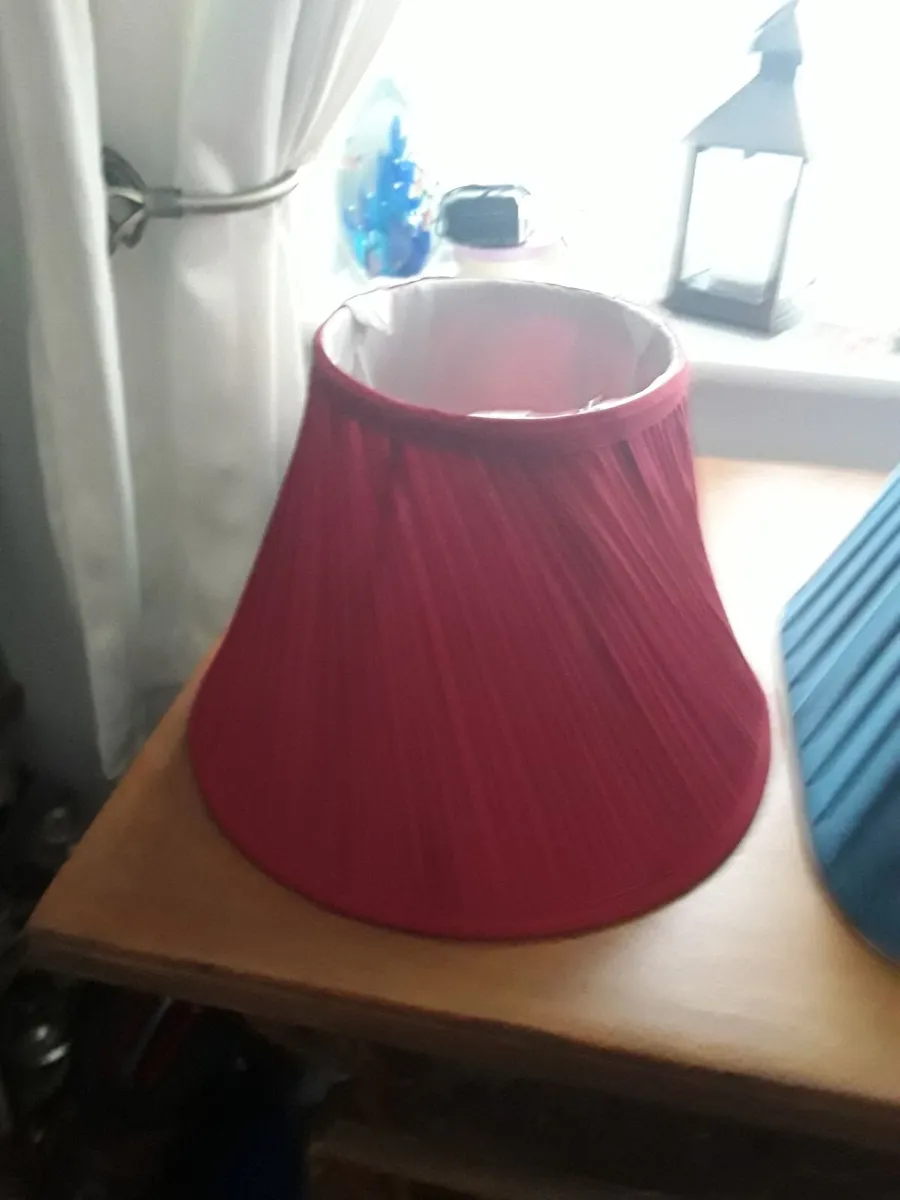 3 lovely shades for table lamps blue does both - Image 3