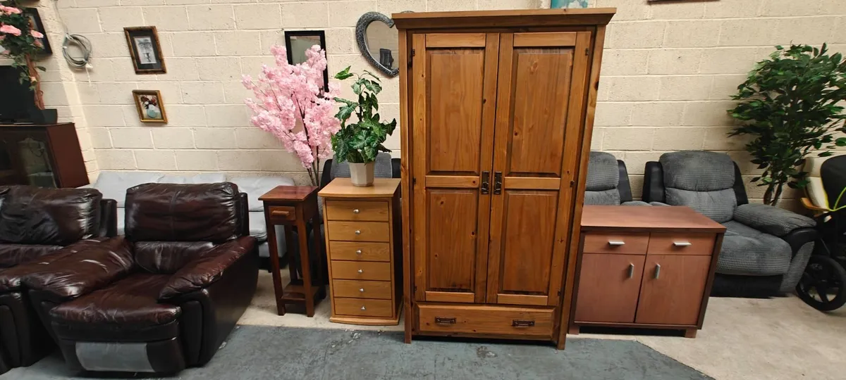 Solid Wood Wardrobe - Image 1