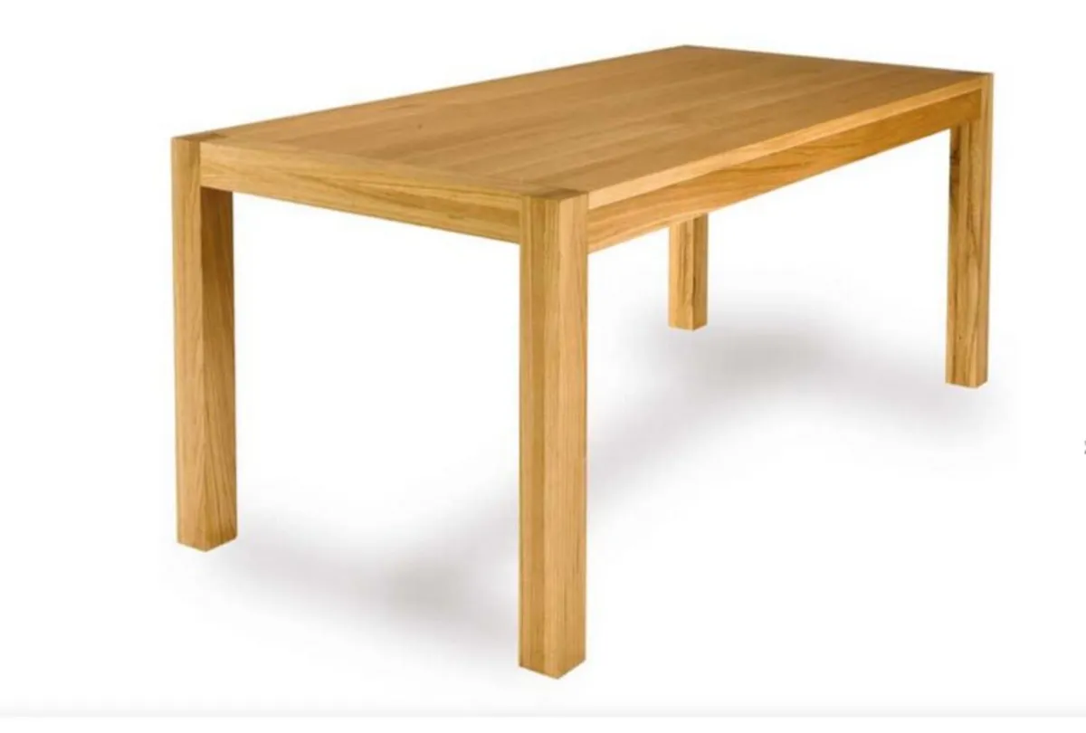 Fineline Furniture Solid Oak Dining Table - Image 1