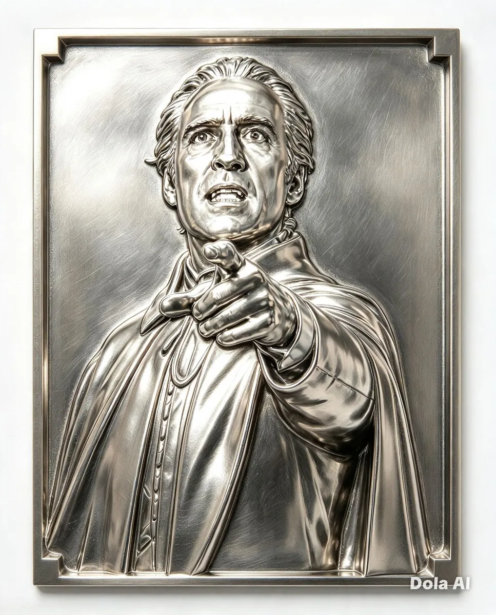 Dracula Christopher lee plaque - Image 1