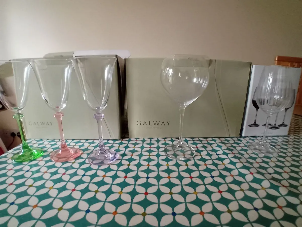 Galway crystal glasses