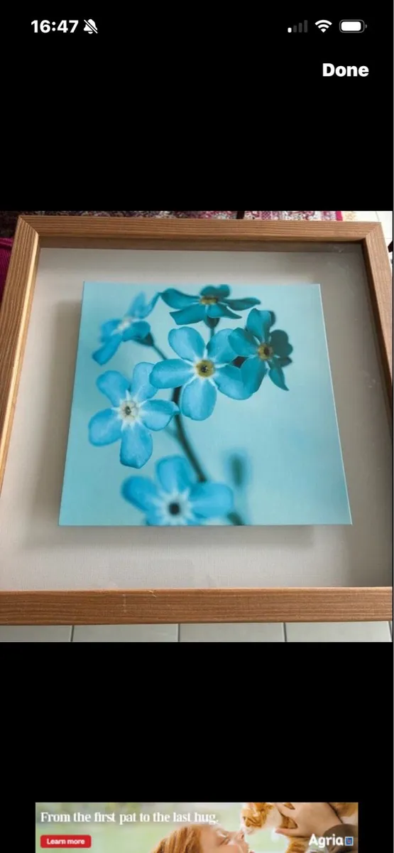 3D Floral Framed picture - Image 1