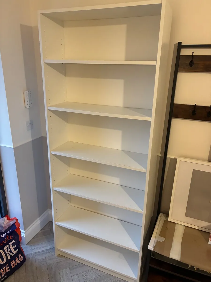 White Ikea billy bookcase. - Image 3