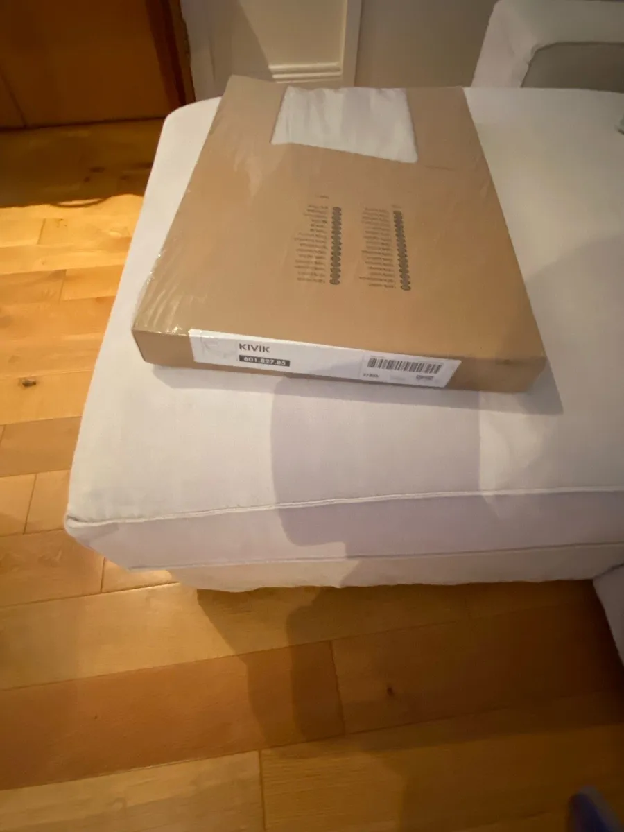IKEA L shaped sofa with Brand New Unopened Covers - Image 4