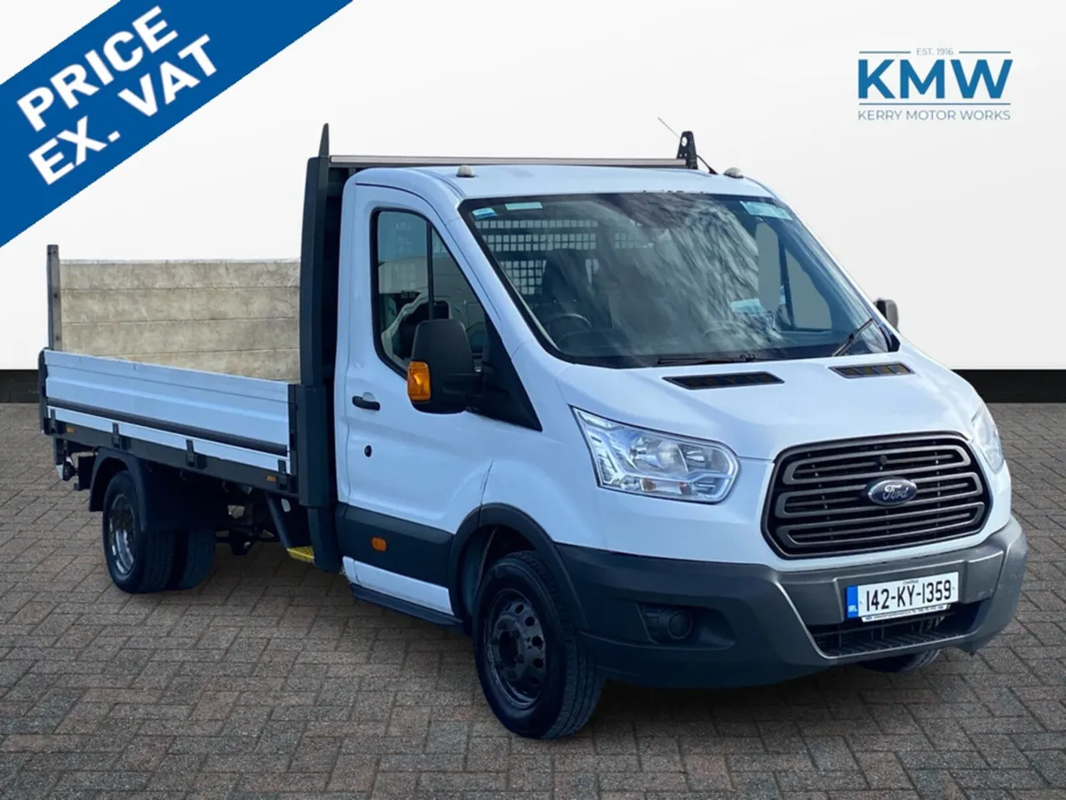 Ford Transit 2.2 TDCI LWB Flat Bed--Tail-lift - Image 1