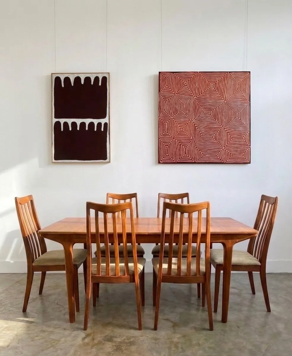 Teak McIntosh Extending Table + 6 G Plan Chairs - Image 1