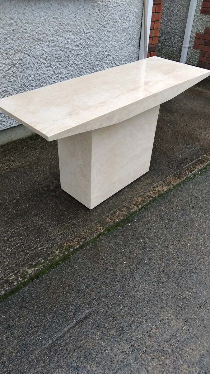 Marble table