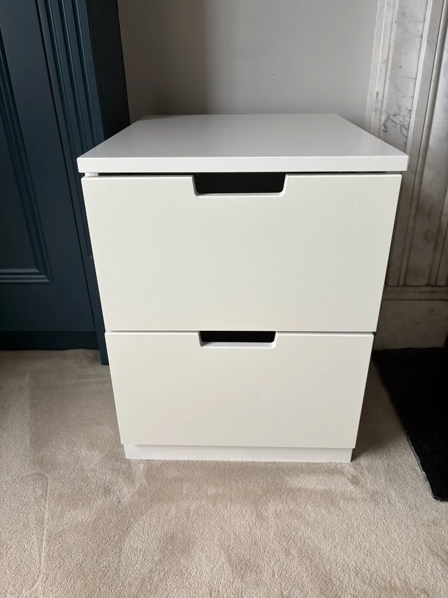 IKEA Malm 2 drawer bedside drawers - Image 1