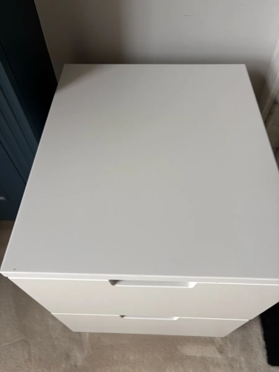IKEA Malm 2 drawer bedside drawers - Image 2