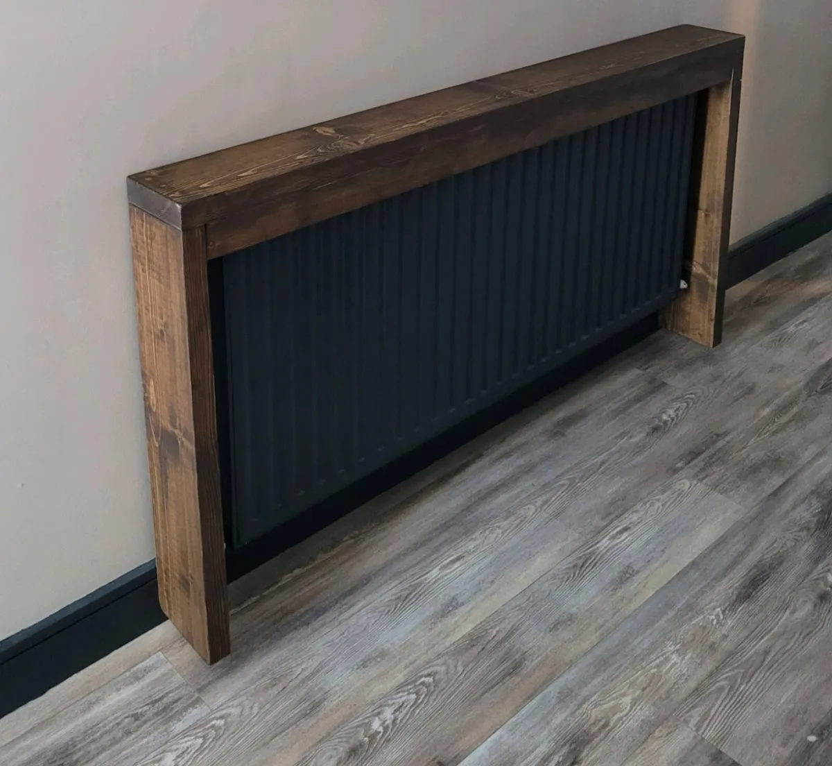 Custom Made Solid Wood Console Table - Image 1