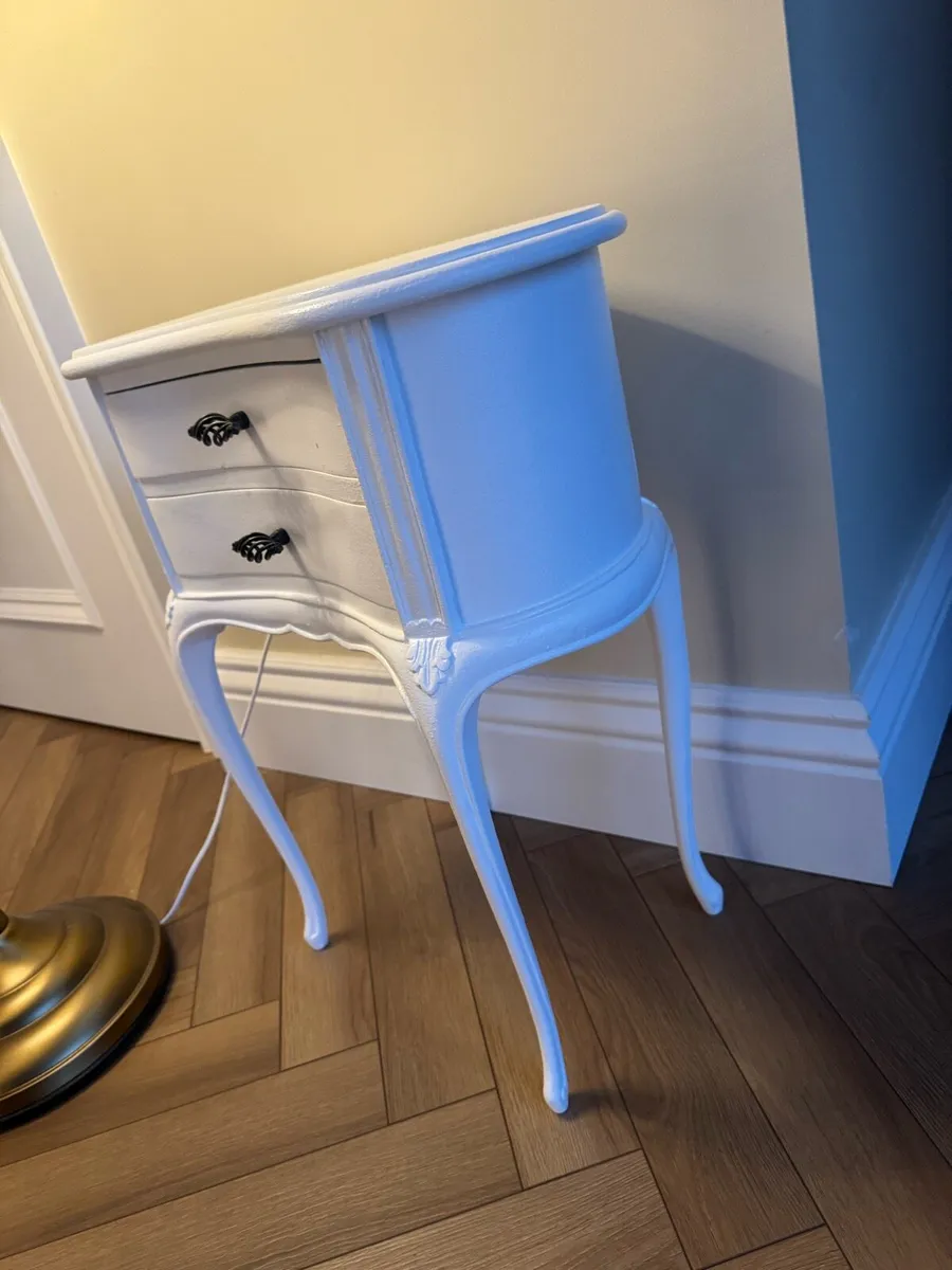 Antique Bedside Lockers x 2 For Sale - Image 3