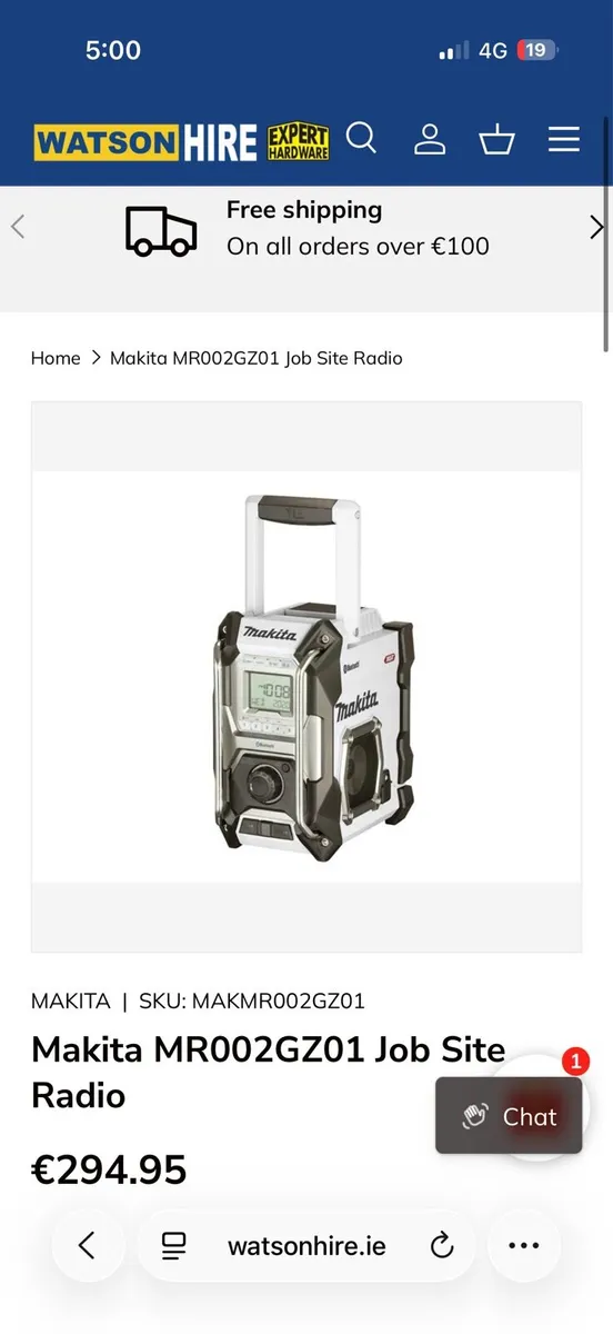 Makita MR002GZ01 Job Site Radio - Image 2