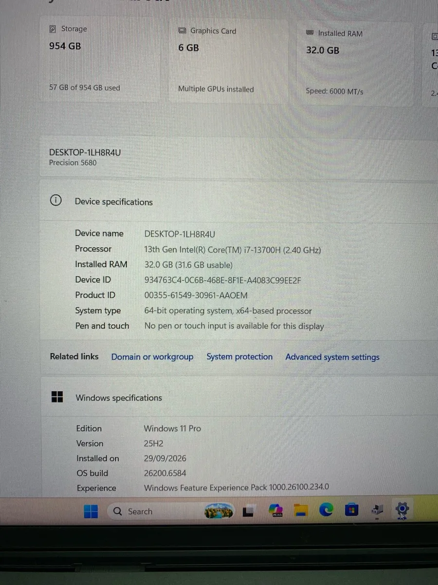 Dell precision i7 processor 13 generation - Image 4