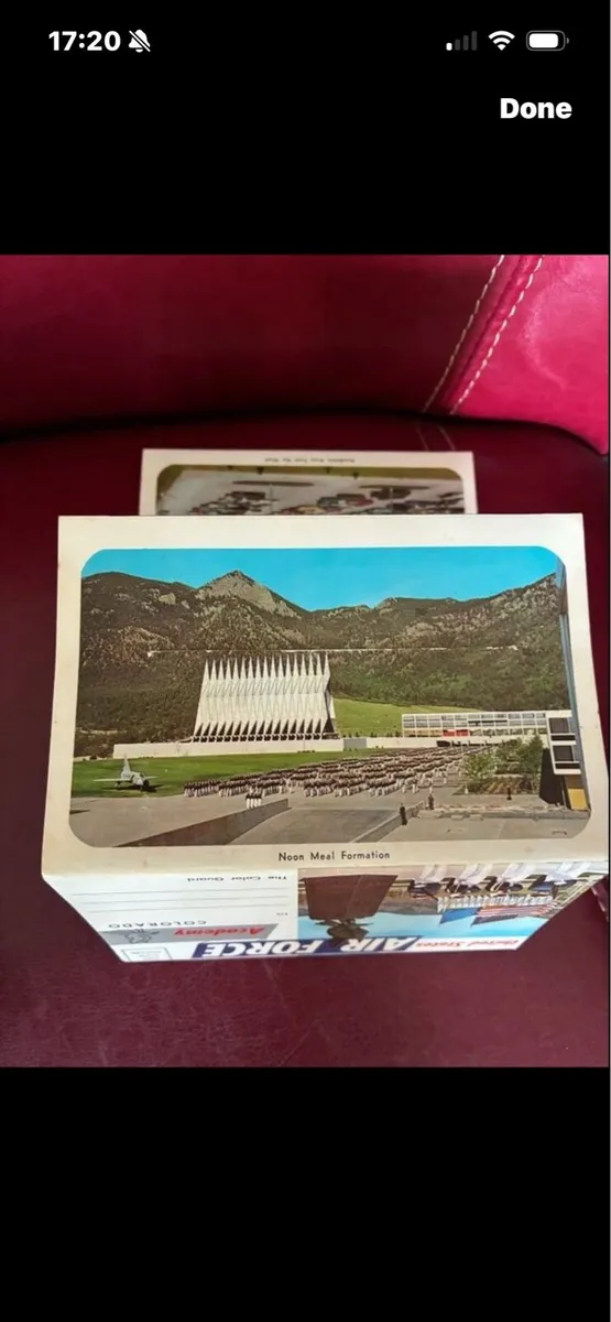 Vintage US Air Force Academy Souvenir Post Card - Image 4