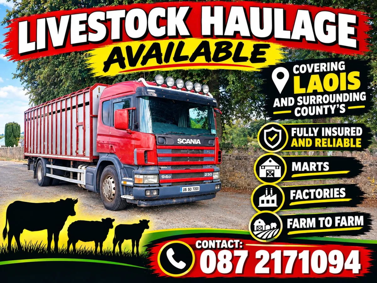 LIVESTOCK HAULAGE AVAILABLE