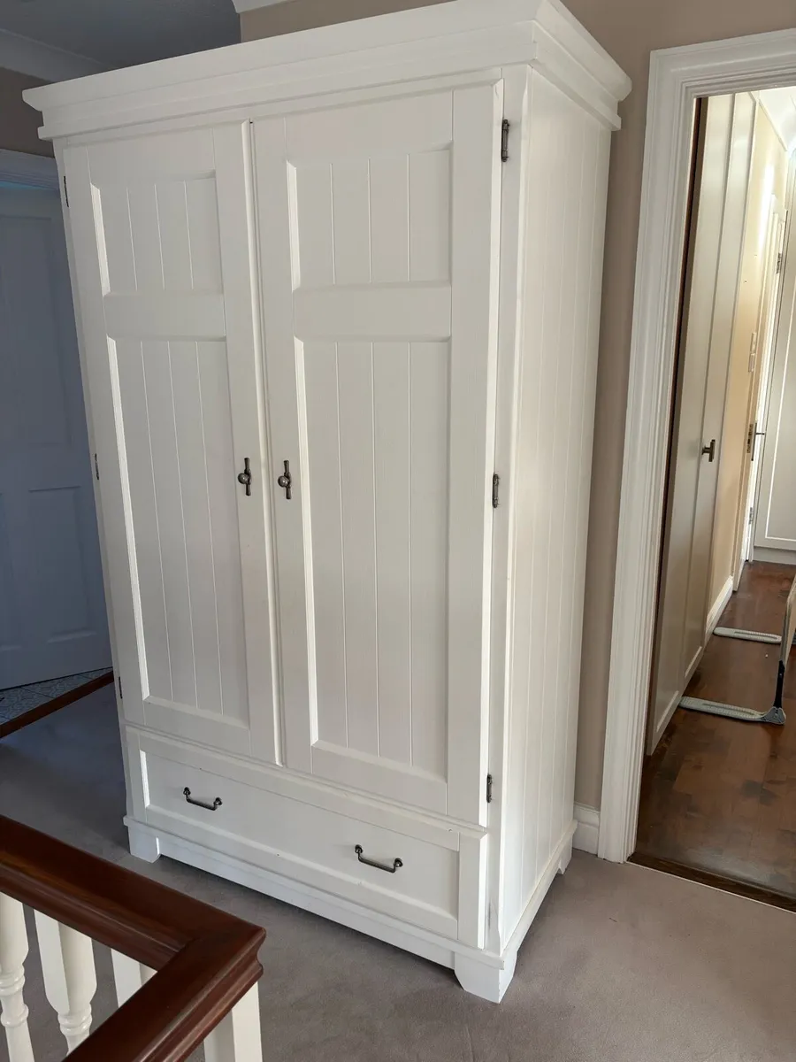 Laura Ashley White Wardrobe - Image 1