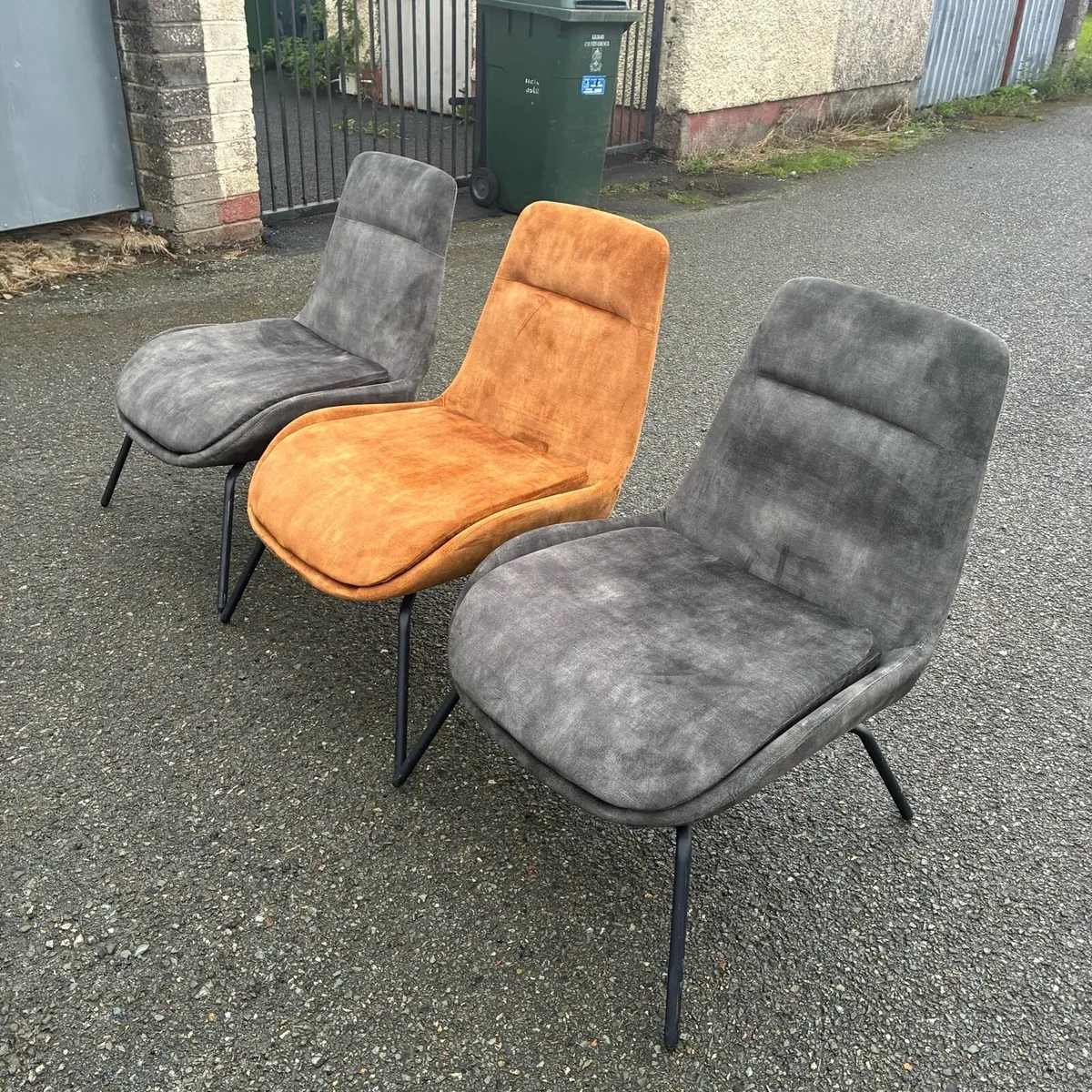 3 Fab! Accent Velvet chairs €70 each - Image 3
