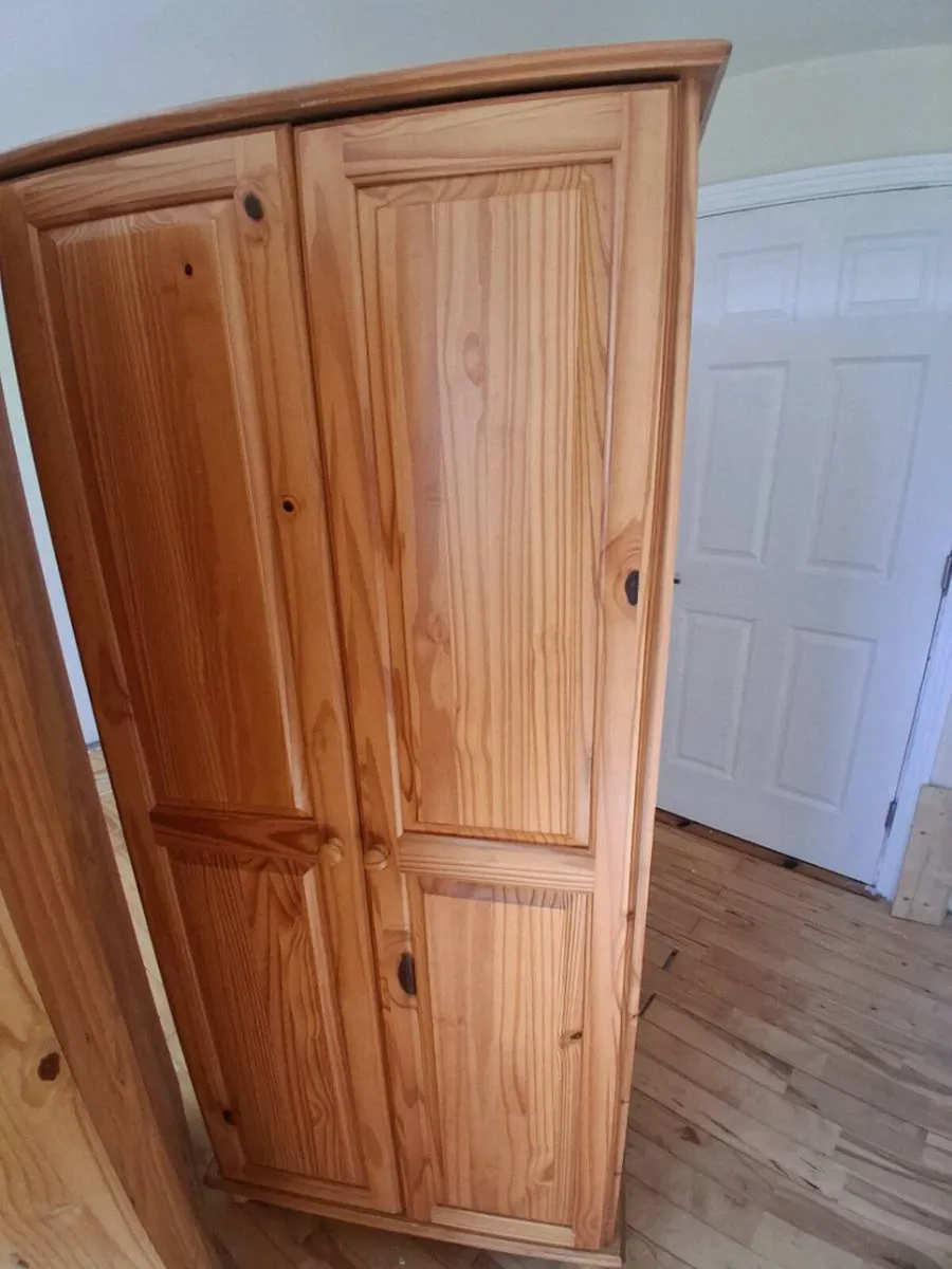 4 pine wardrobes - Image 3