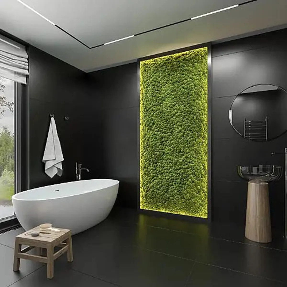 Black Matt 60x120cm Tiles by Baldocer - Image 1