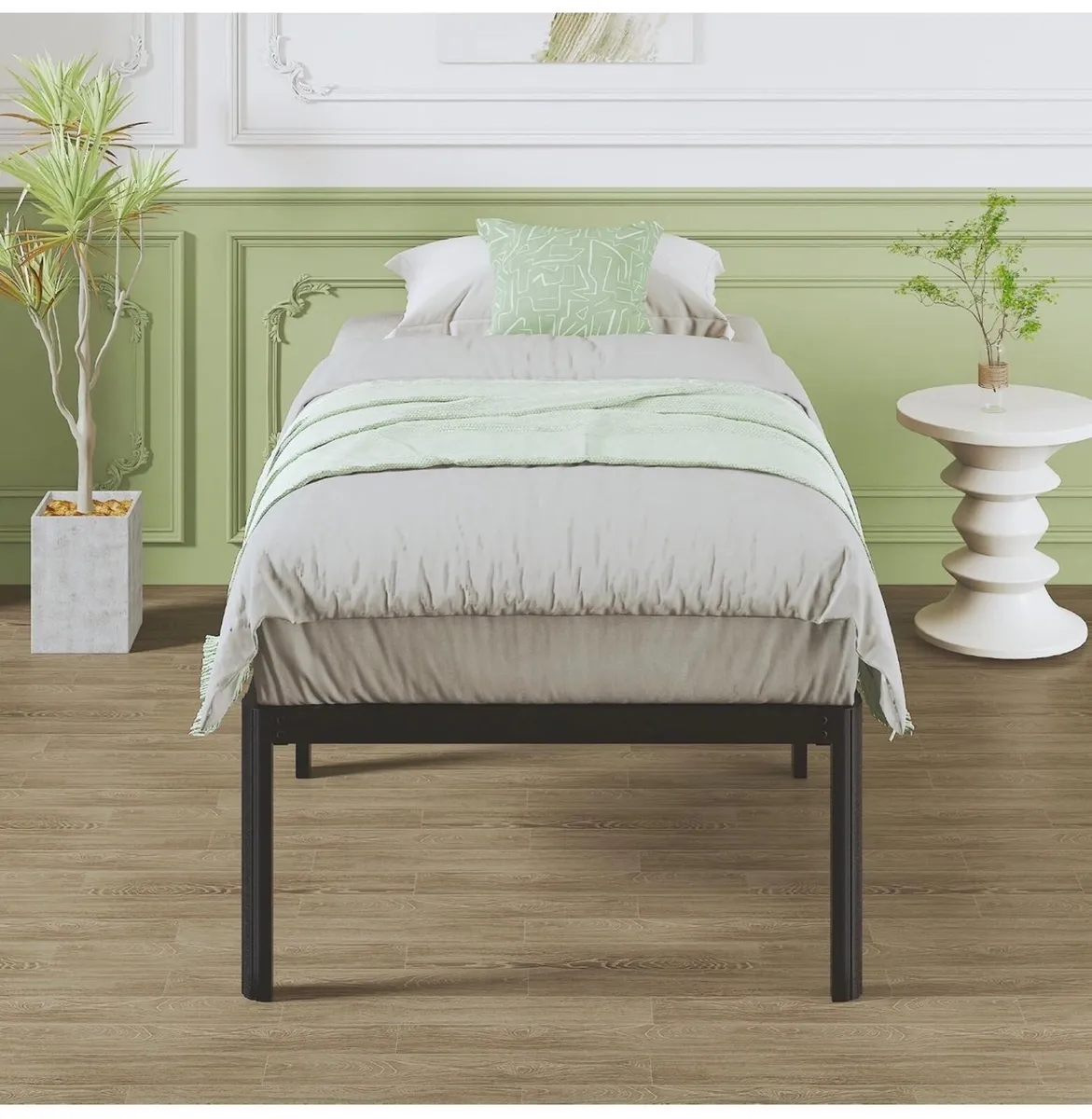 3ft High Single Bed Frames with Rounded Corner Leg - Image 3