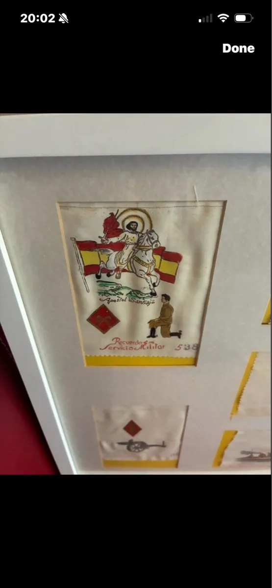 Original Spanish Military Art on Linen - Image 4