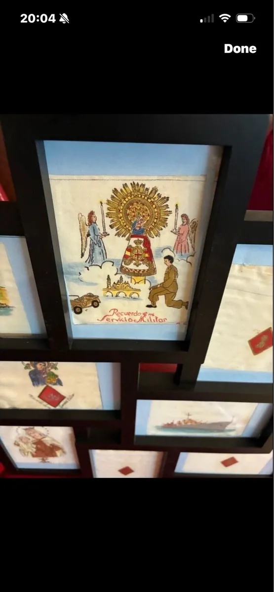 Original Spanish Military Art on Linen - Image 2