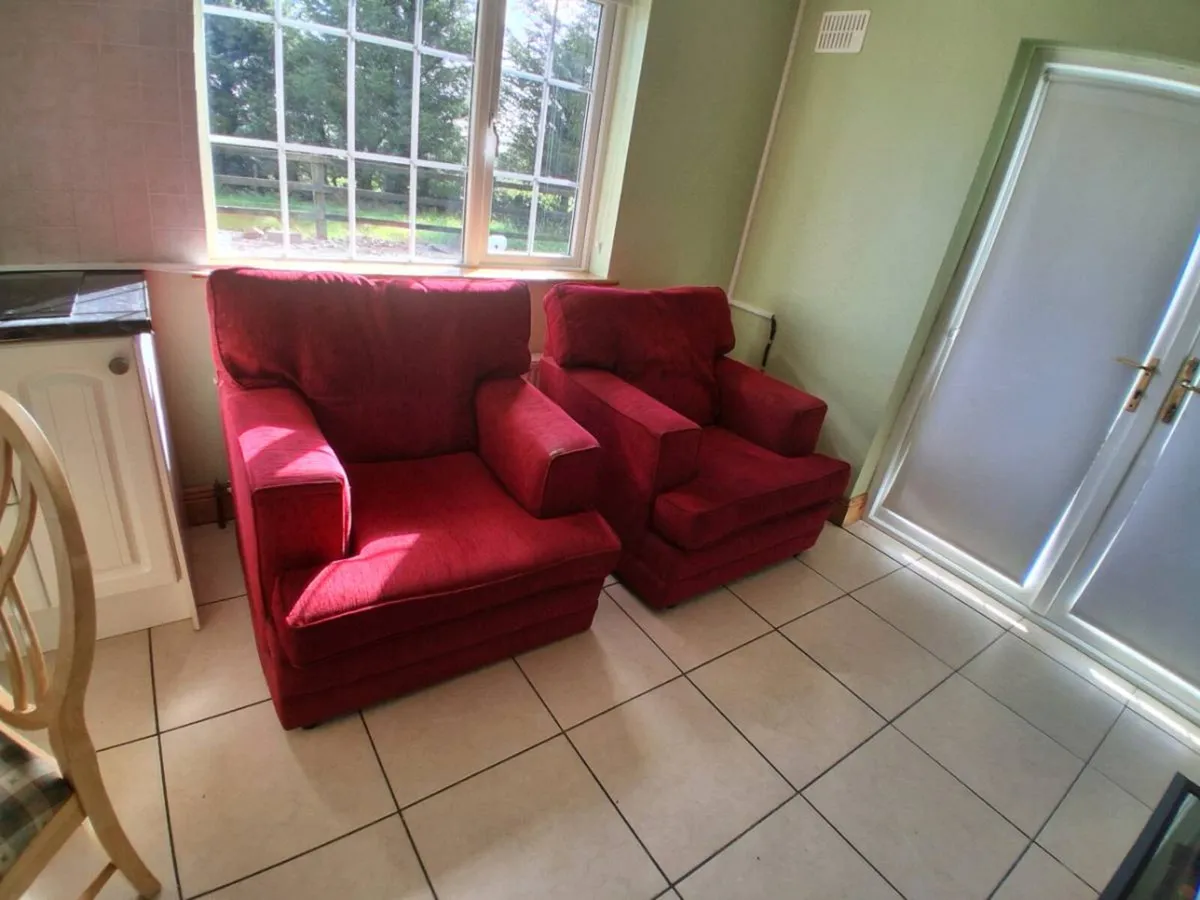 Couch and 2 armchairs - Image 1