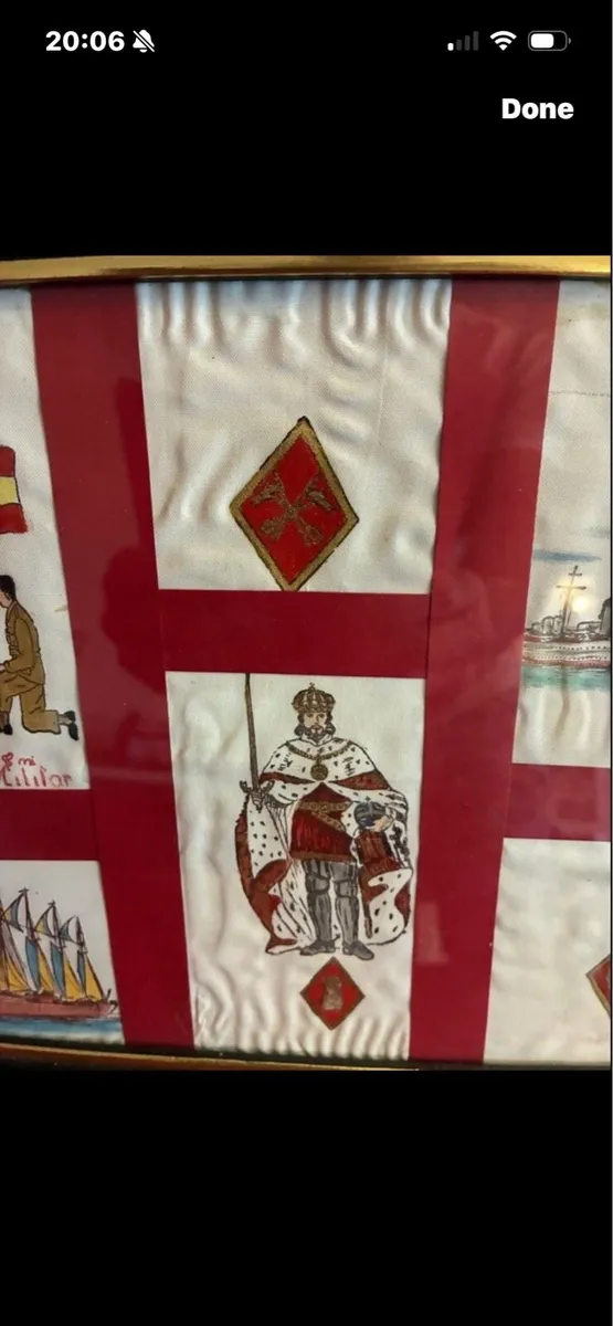 Original Spanish Military Art on Linen - Image 4