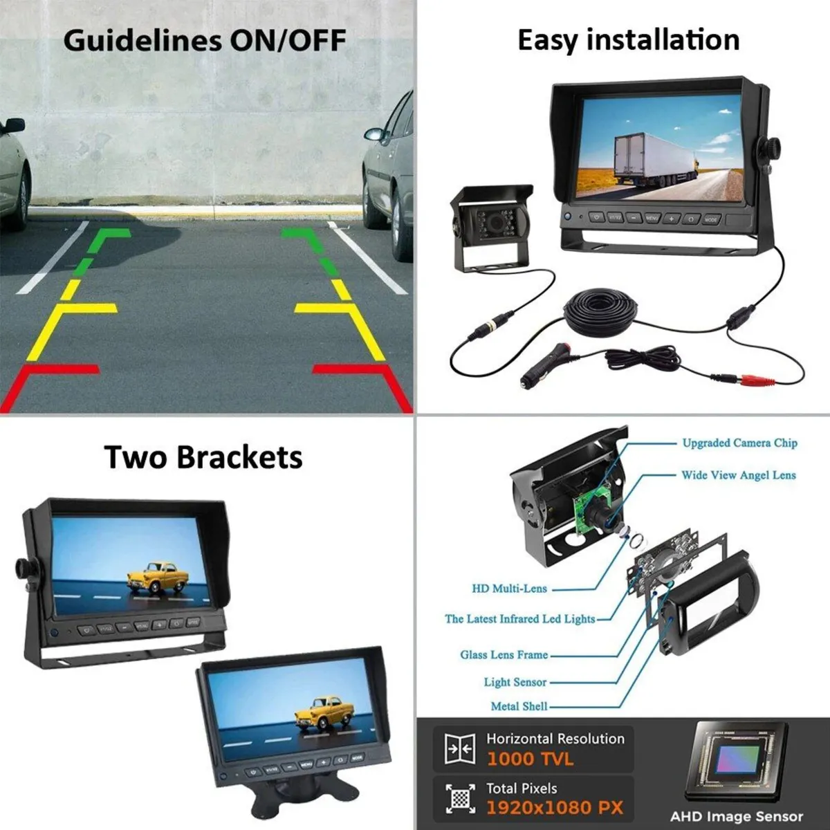 7" Reversing Monitor Kit for Camper Van - Image 4
