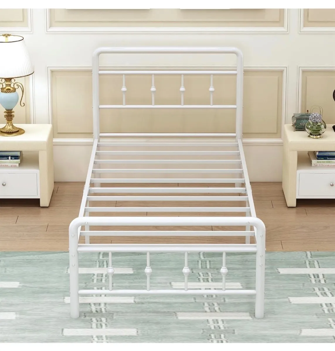 Single Bed Frame with Victorian Headboard, 90 x 19 - Image 2