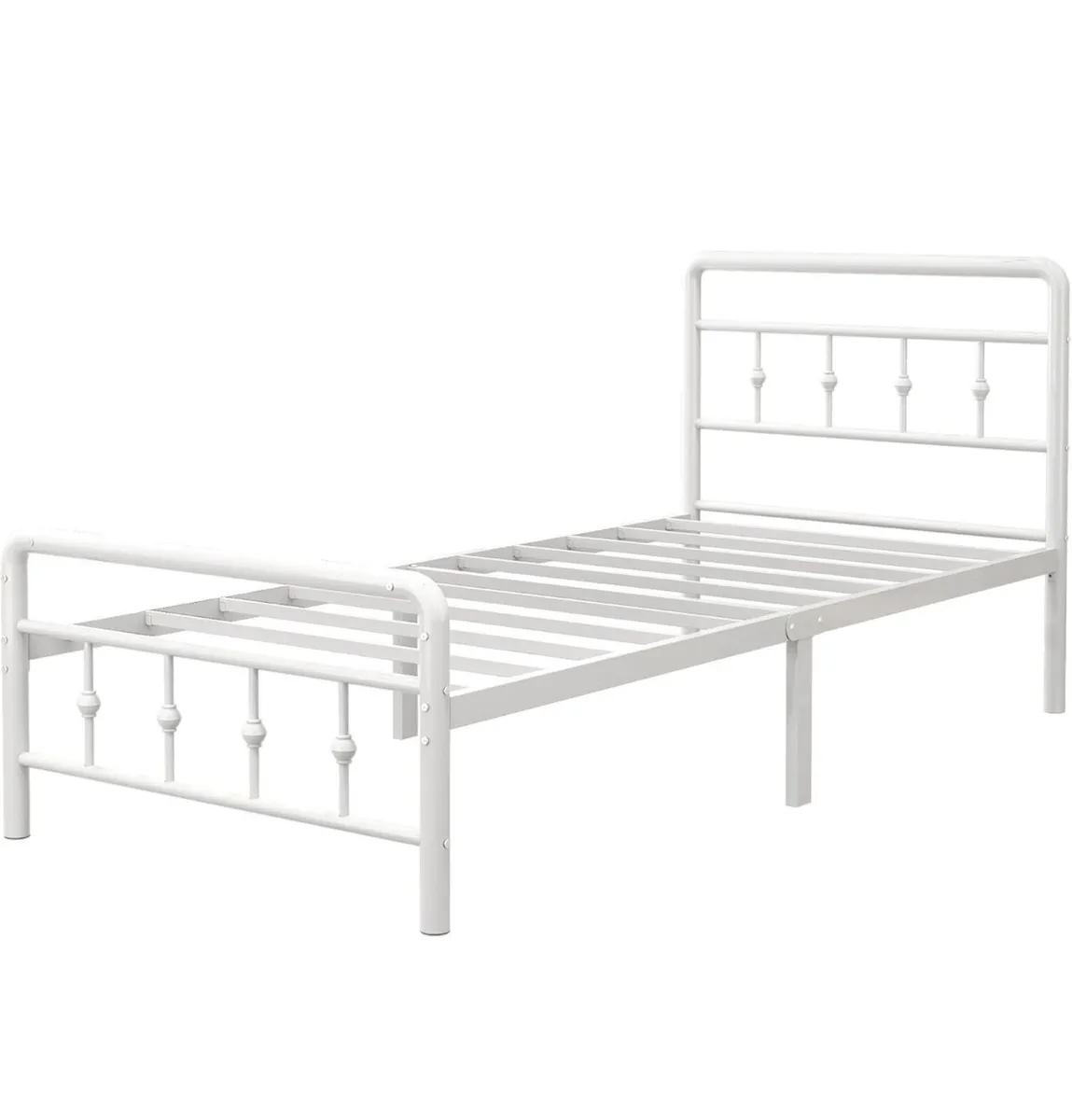 Single Bed Frame with Victorian Headboard, 90 x 19 - Image 3
