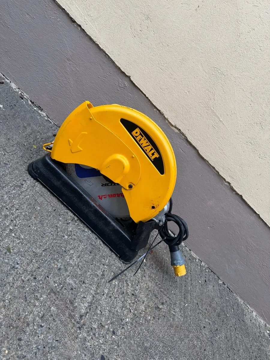 Dewalt DW872 355mm 110v metal cutting chop saw - Image 1