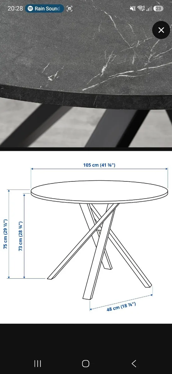 Dinning table from ikea - Image 2