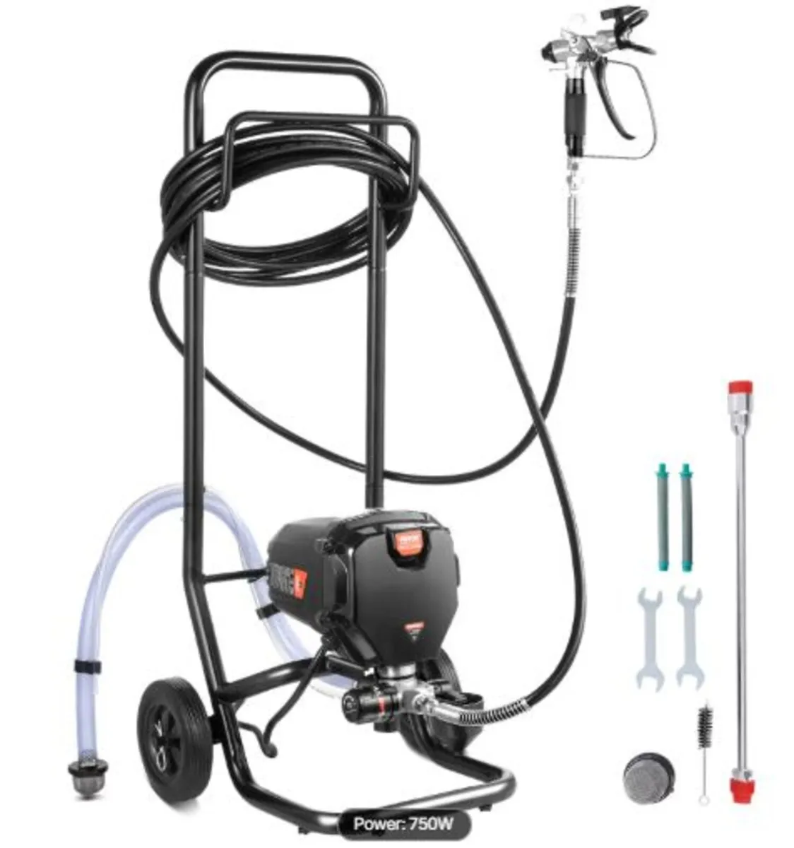 Stand Airless Paint Sprayer, 750W 3000PSI High - Image 4