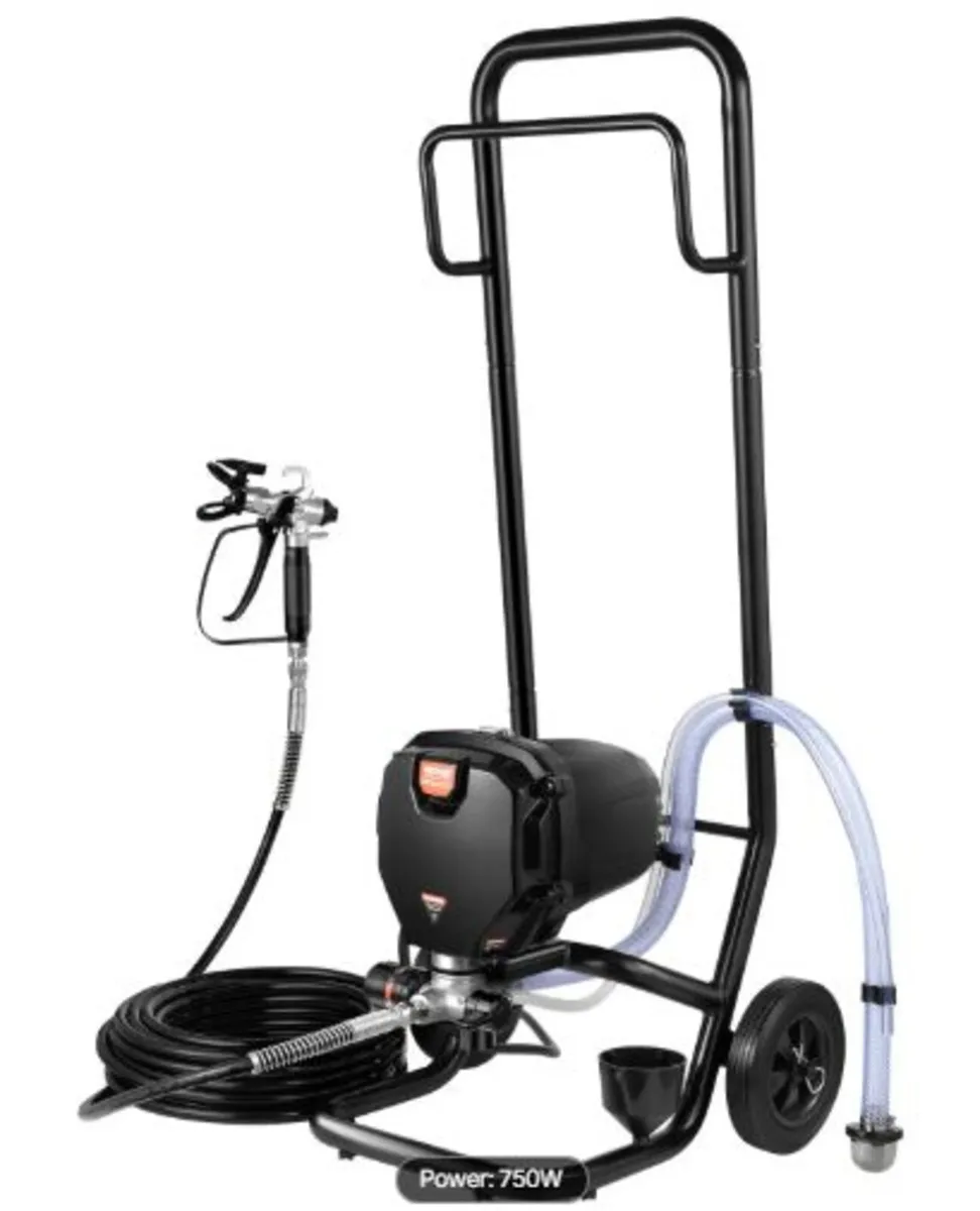 Stand Airless Paint Sprayer, 750W 3000PSI High - Image 1