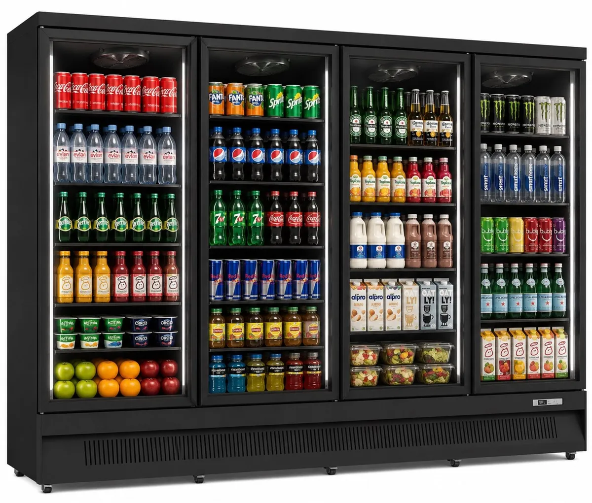 Premium 4 Glass Door Fridge - Image 2