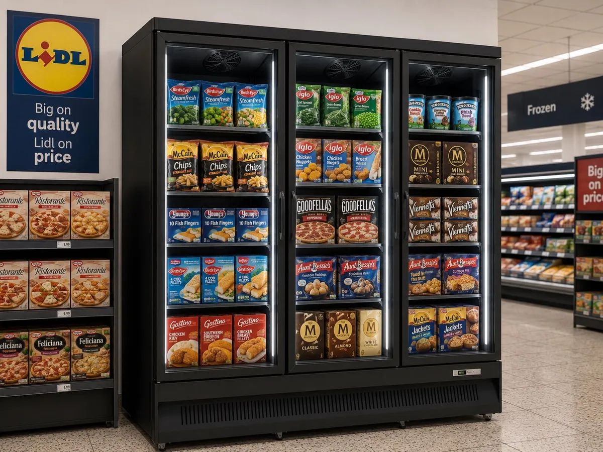 Premium 4 Door Glass Freezer - Image 2