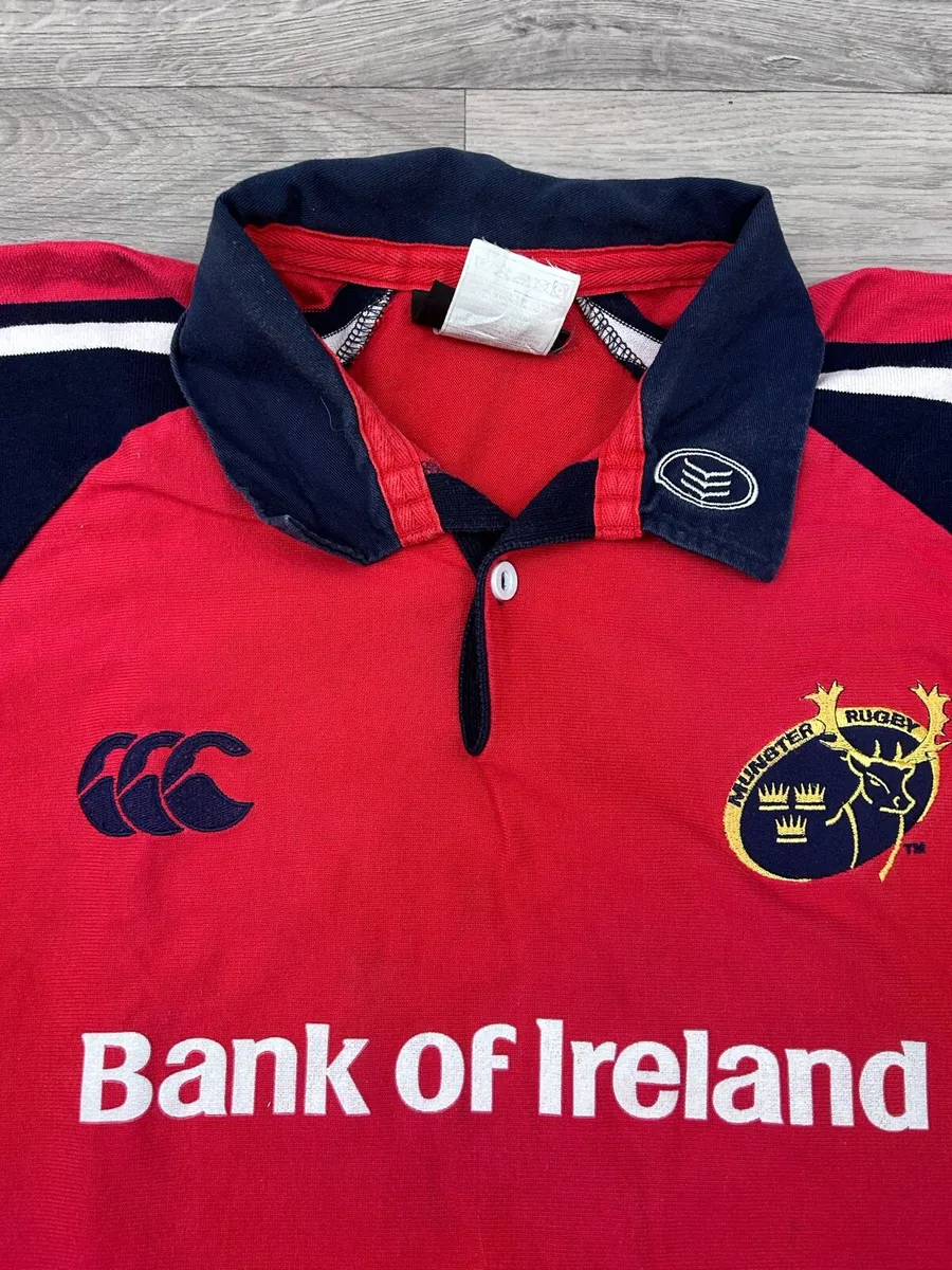 Vintage 2004 Canterbury Munster Rugby Jersey L - Image 3