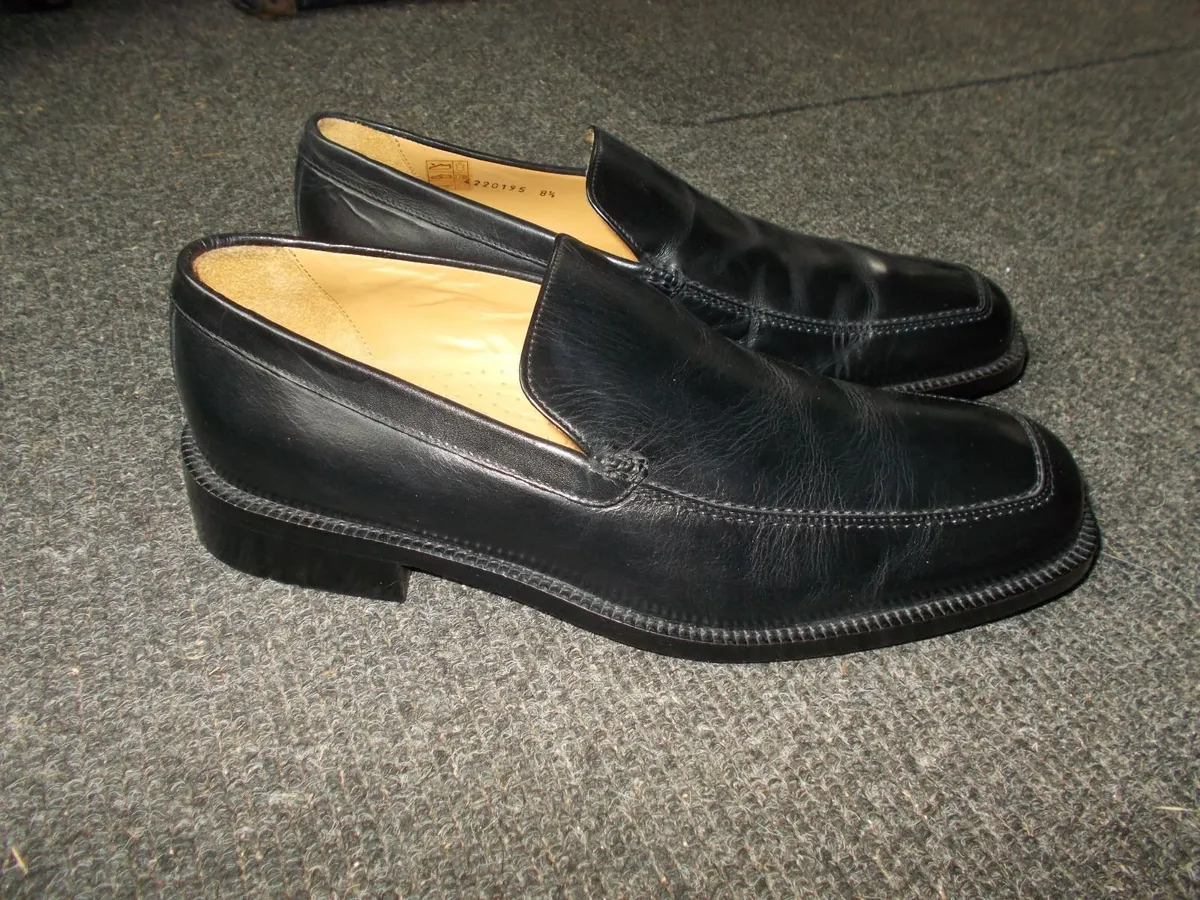 Men's Black Leather Shoes *NEW* - Image 3
