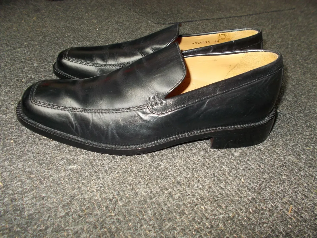 Men's Black Leather Shoes *NEW* - Image 4