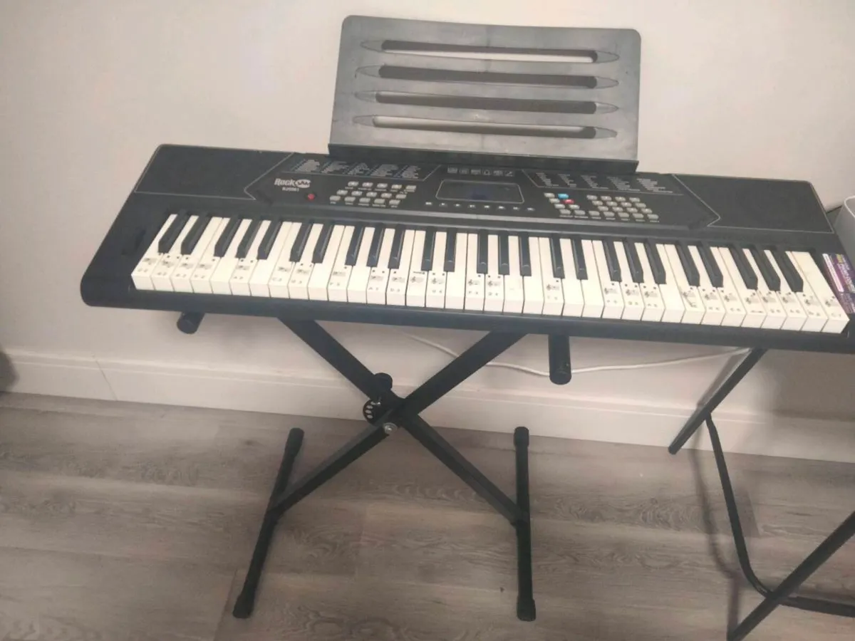 Rock Jam Keyboard Piano and Stand