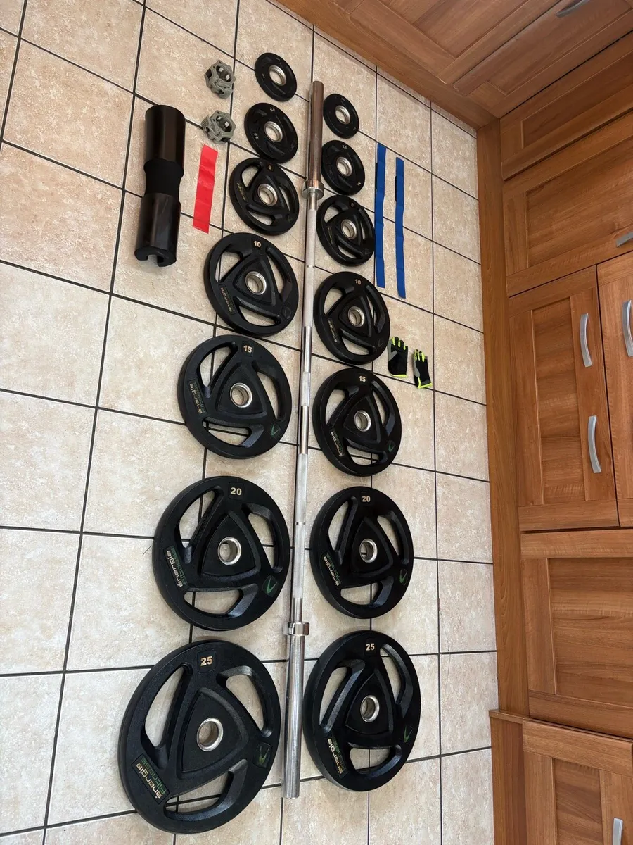 TOP OF THE RANGE OLYMPIC FULL WEIGHTS / BAR SET!! - Image 1