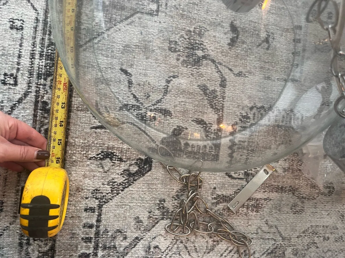 Laura Ashley Glass Pendant Light - Image 4