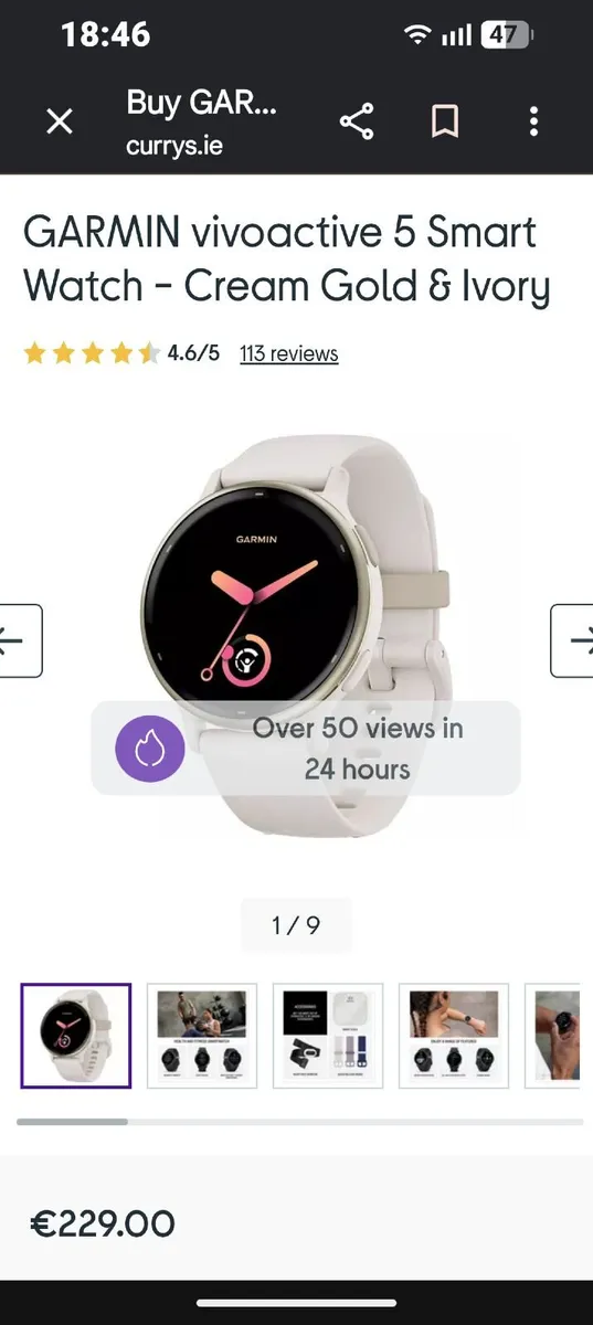 Garmin Vivoactive 5 Smart Watch 42mm - Image 4