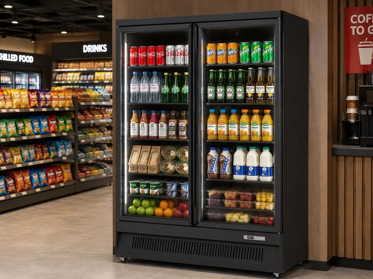 Premium Double Glass Door Fridge - Image 2