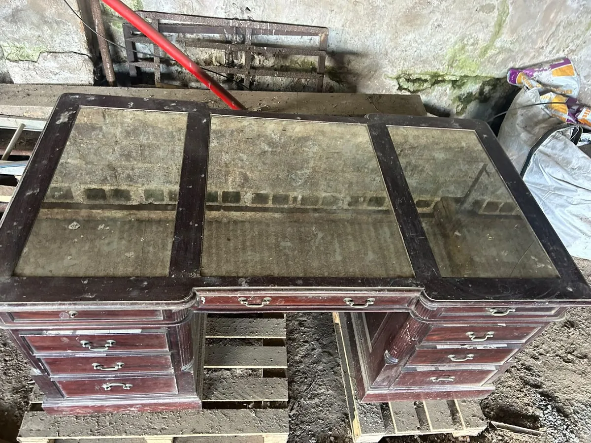 Antique writing desk - Image 3
