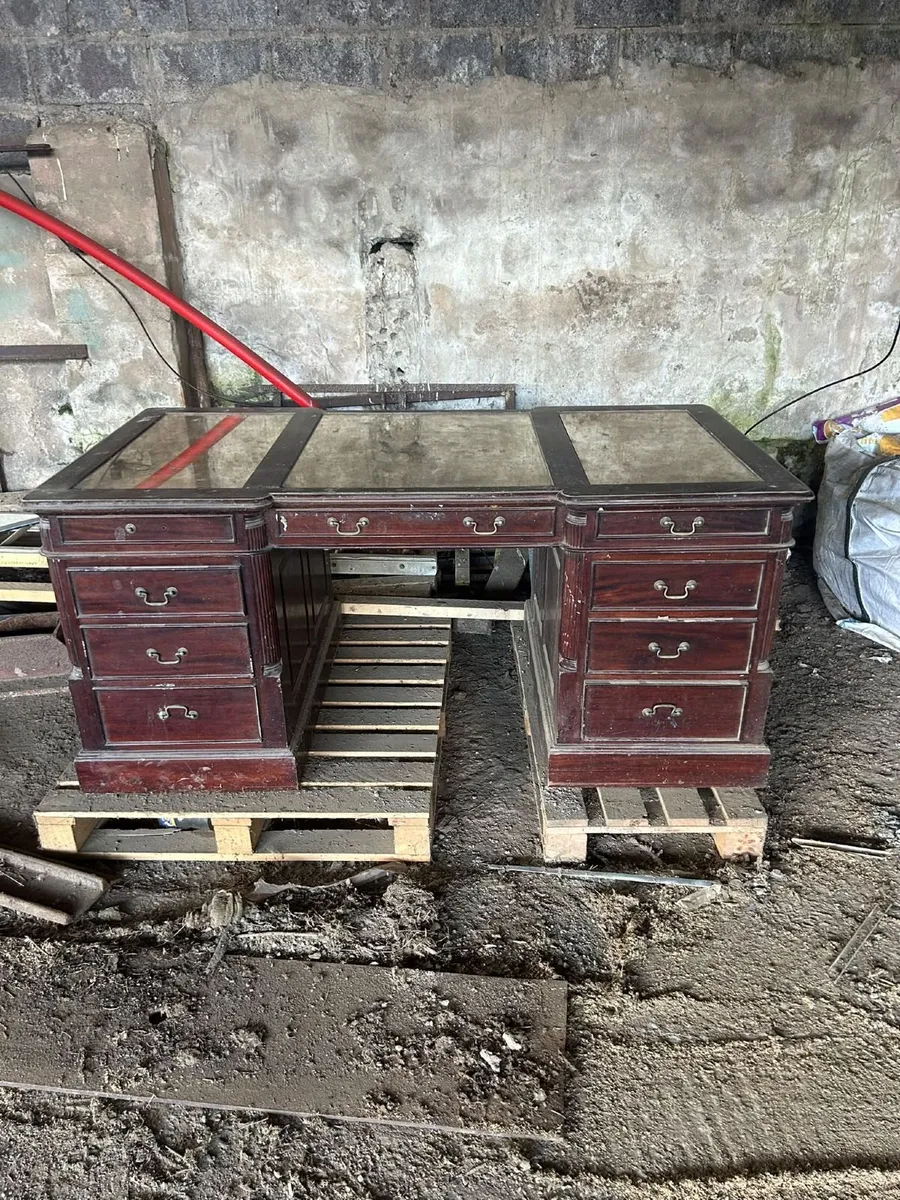 Antique writing desk - Image 4