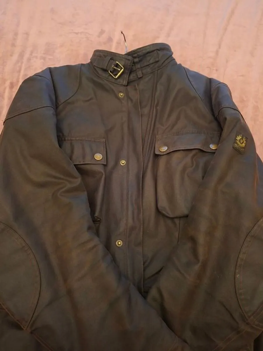 BELSTAFF waxed Trialmaster Pro motorcycle jacket. - Image 4