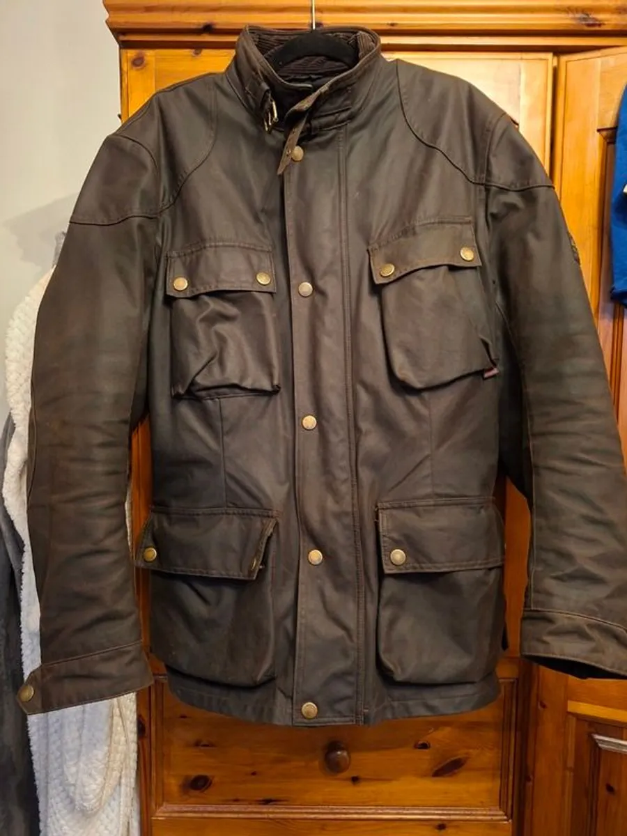 BELSTAFF waxed Trialmaster Pro motorcycle jacket. - Image 1
